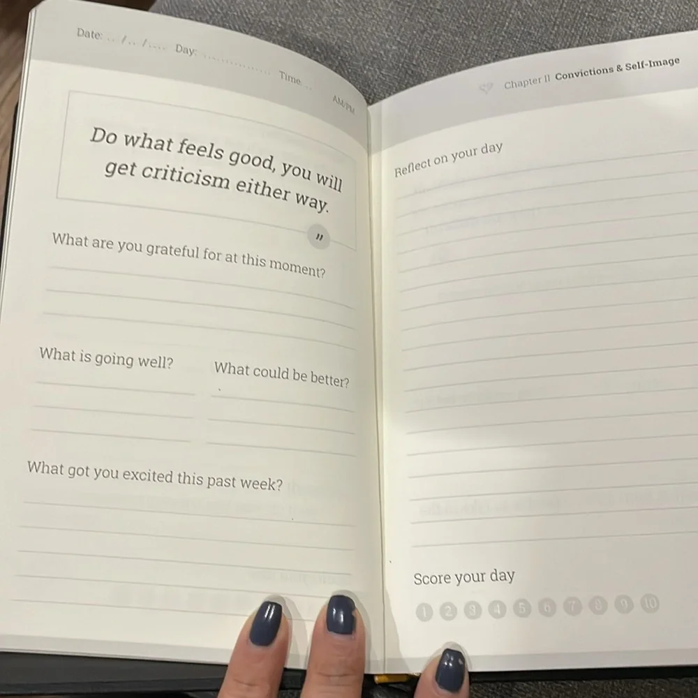 Vertellis Chapters 13 week Self Care, Gratitude Journal inspiration writ…